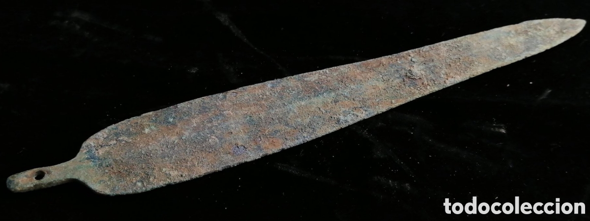 Antig&uuml;edades: Hoja de daga edad de bronce 1000 AC - Foto 2