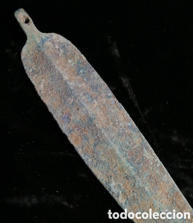 Antig&uuml;edades: Hoja de daga edad de bronce 1000 AC - Foto 4