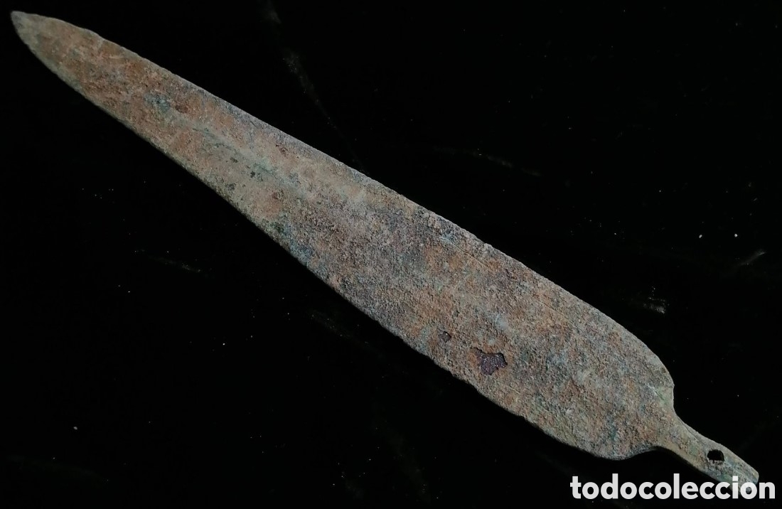 Antig&uuml;edades: Hoja de daga edad de bronce 1000 AC - Foto 1