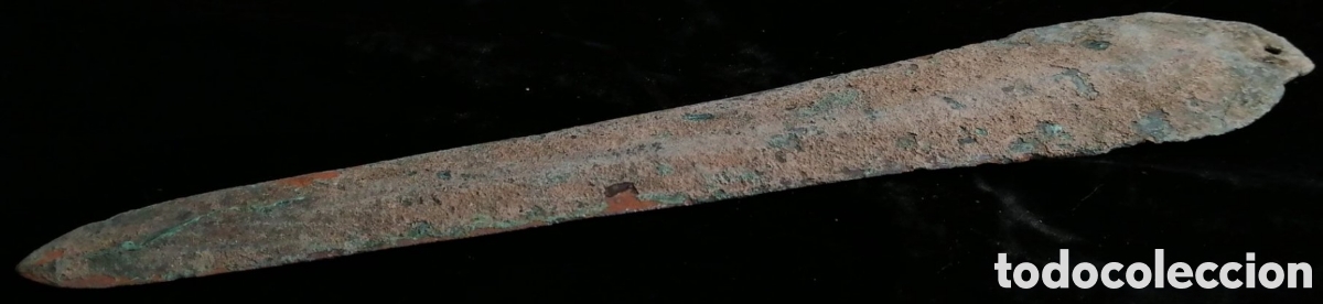 Antig&uuml;edades: Hoja de daga Edad de Bronce 1000 AC - Foto 2