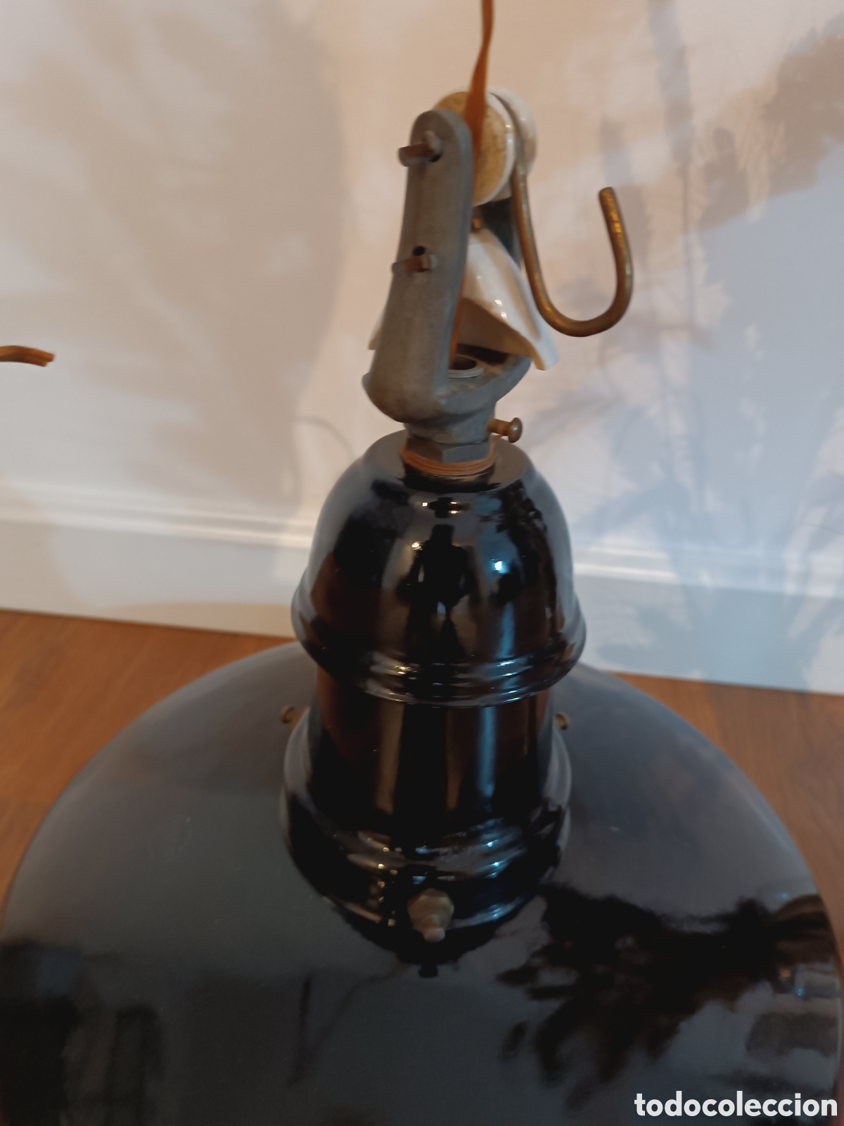 Antig&uuml;edades: Lampara de porcelana Egsa - Foto 2