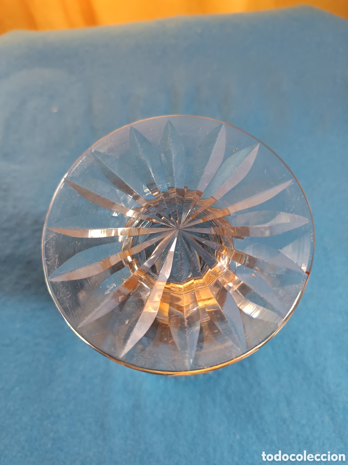 Antig&uuml;edades: Vaso de cristal tallado - Foto 6
