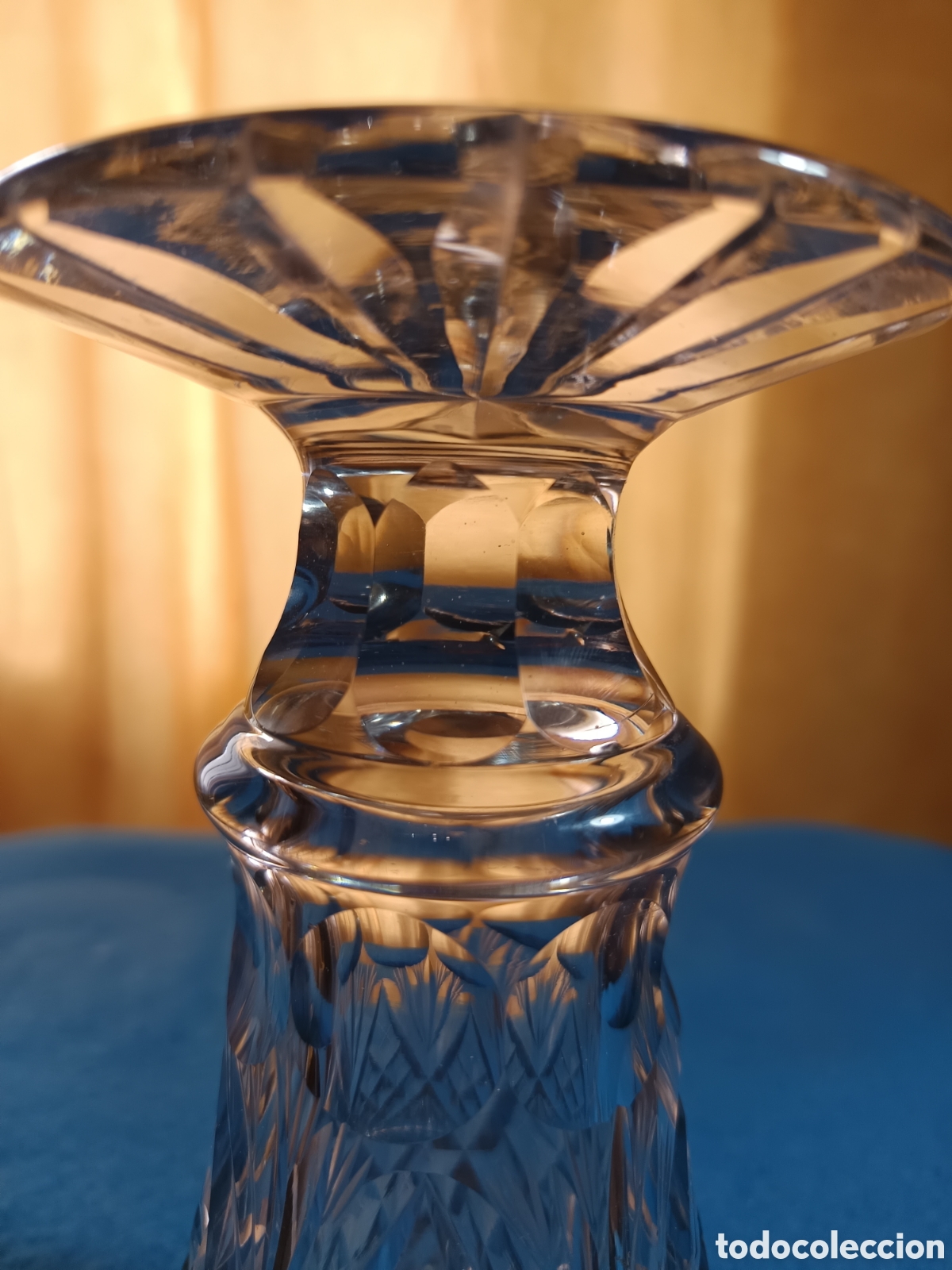 Antig&uuml;edades: Vaso de cristal tallado - Foto 7