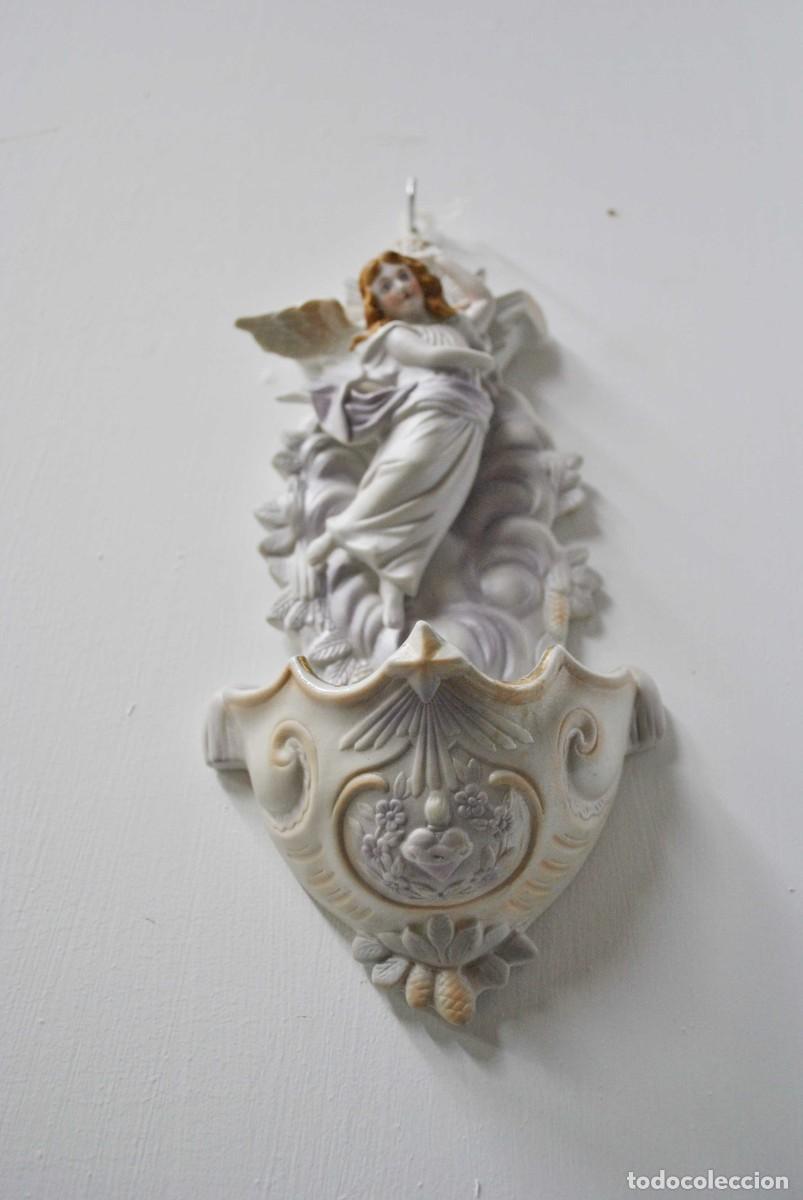 Antig&uuml;edades: BENDITERA ANTIGUA PORCELANA - Foto 4