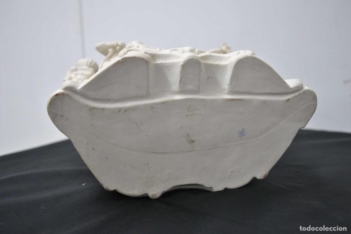 Antig&uuml;edades: CENTRO DE MESA PORCELANA BISCUIT - Foto 8