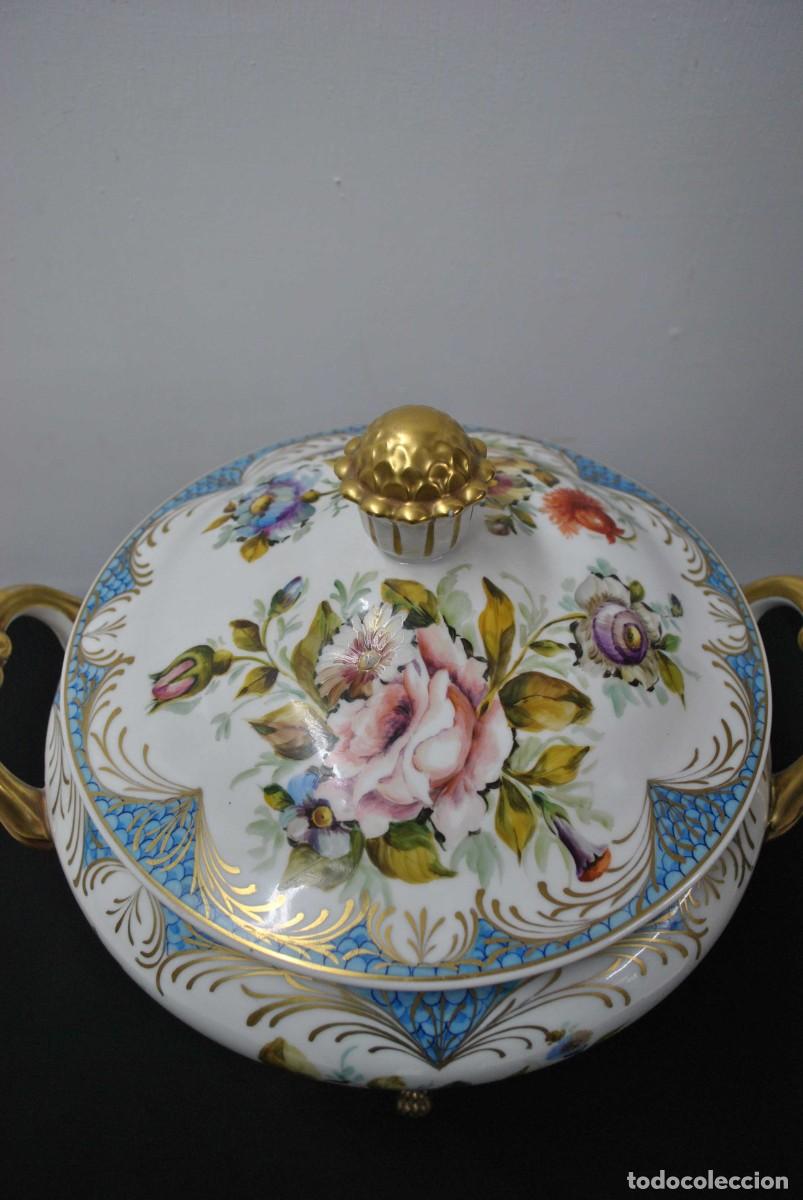 Antig&uuml;edades: SOPERA DE PORCELANA ESMALTADA - Foto 4