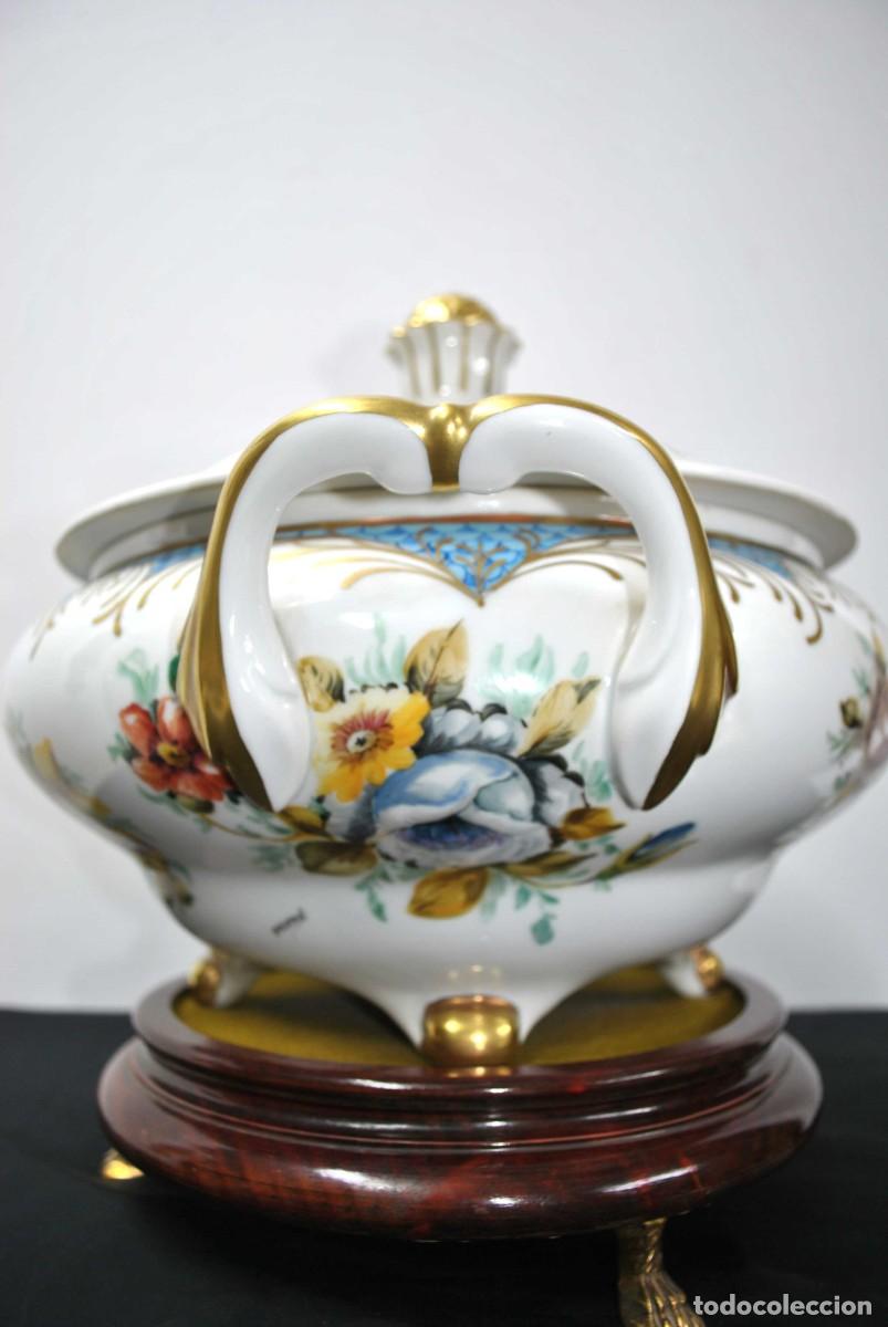 Antig&uuml;edades: SOPERA DE PORCELANA ESMALTADA - Foto 6