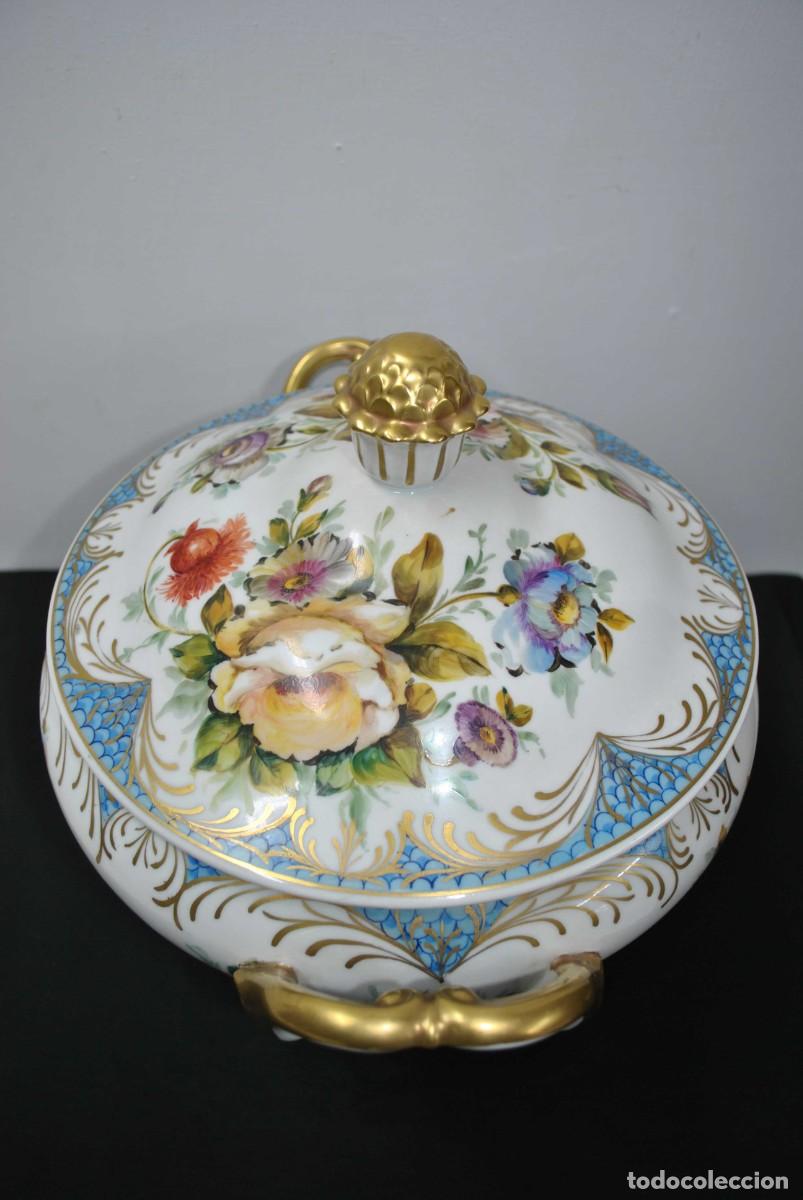 Antig&uuml;edades: SOPERA DE PORCELANA ESMALTADA - Foto 8