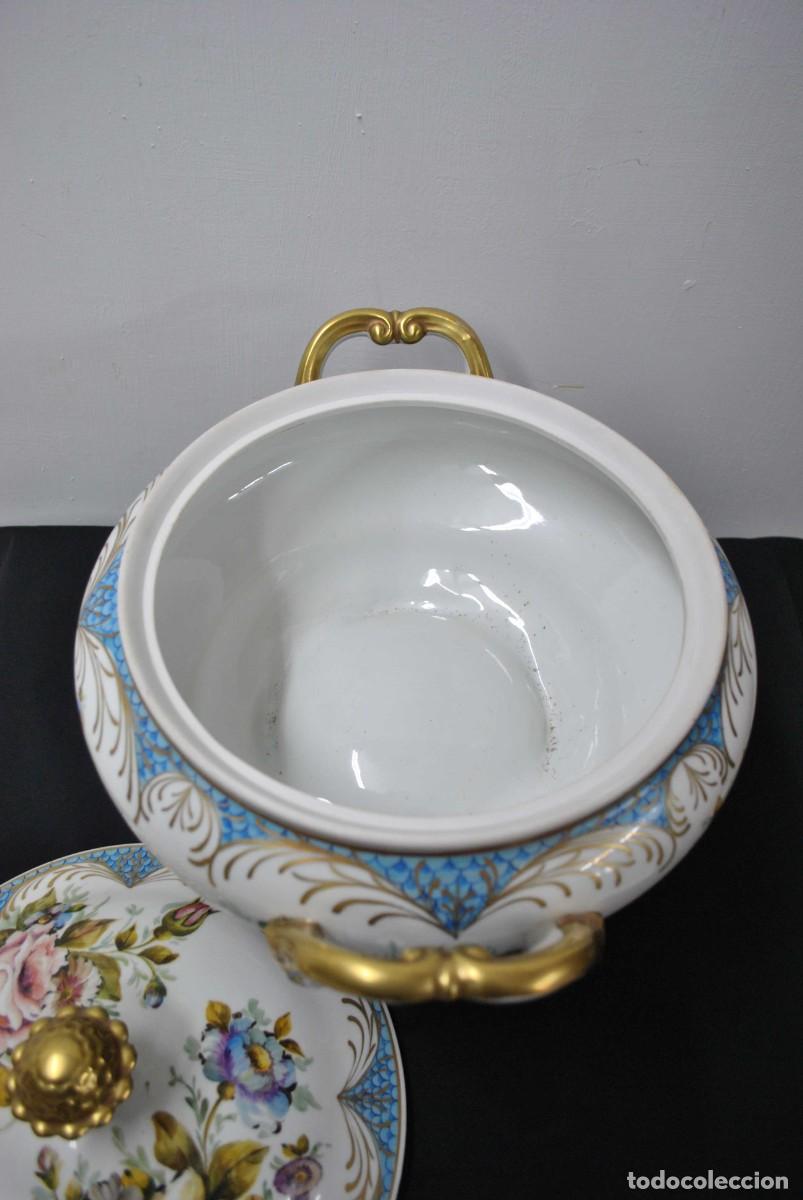 Antig&uuml;edades: SOPERA DE PORCELANA ESMALTADA - Foto 9