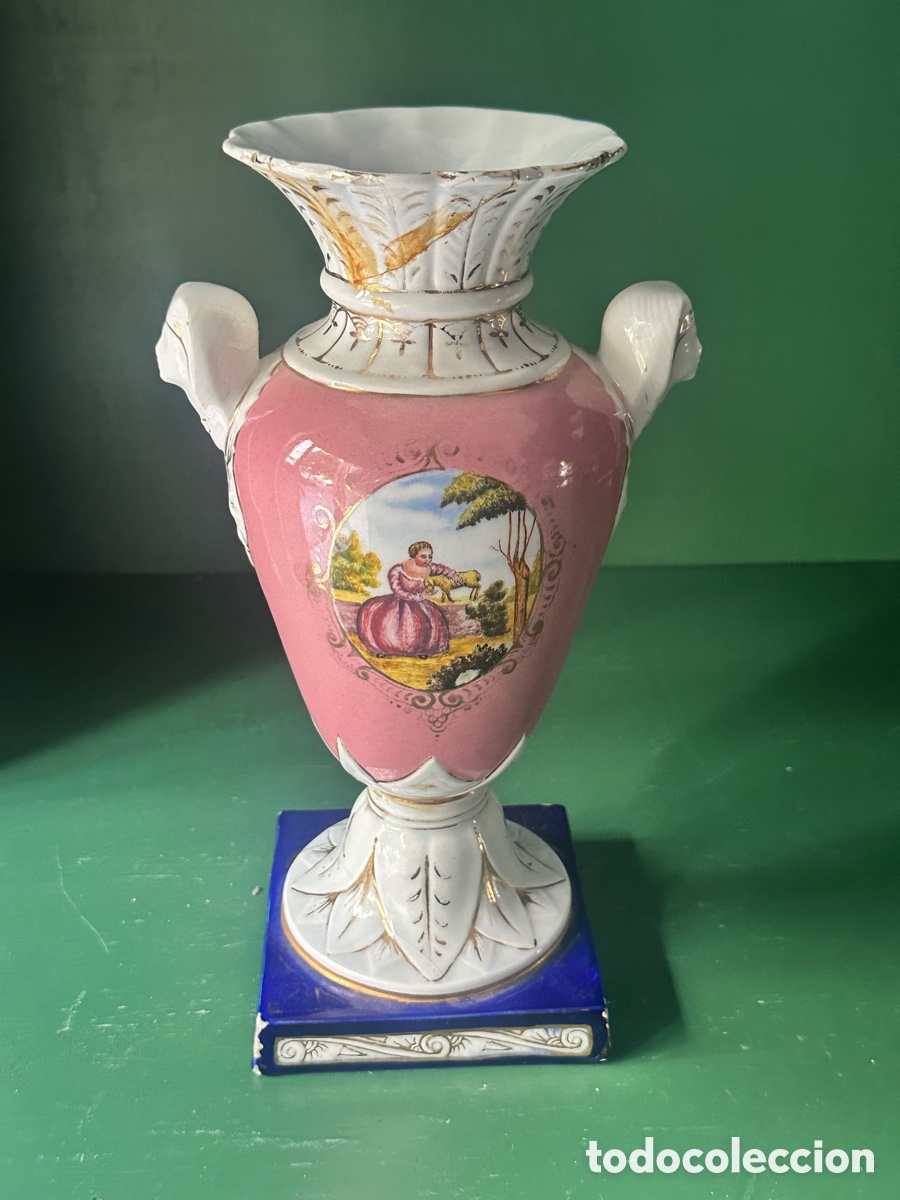 Antig&uuml;edades: COLORIDO JARR&Oacute;N TIPO IMPERIO - Foto 1