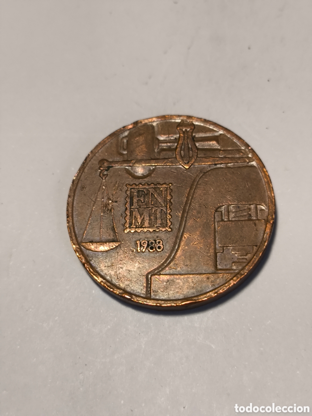 Antig&uuml;edades: Medalla FNMT 1988 Ceca de Sevilla - Foto 2