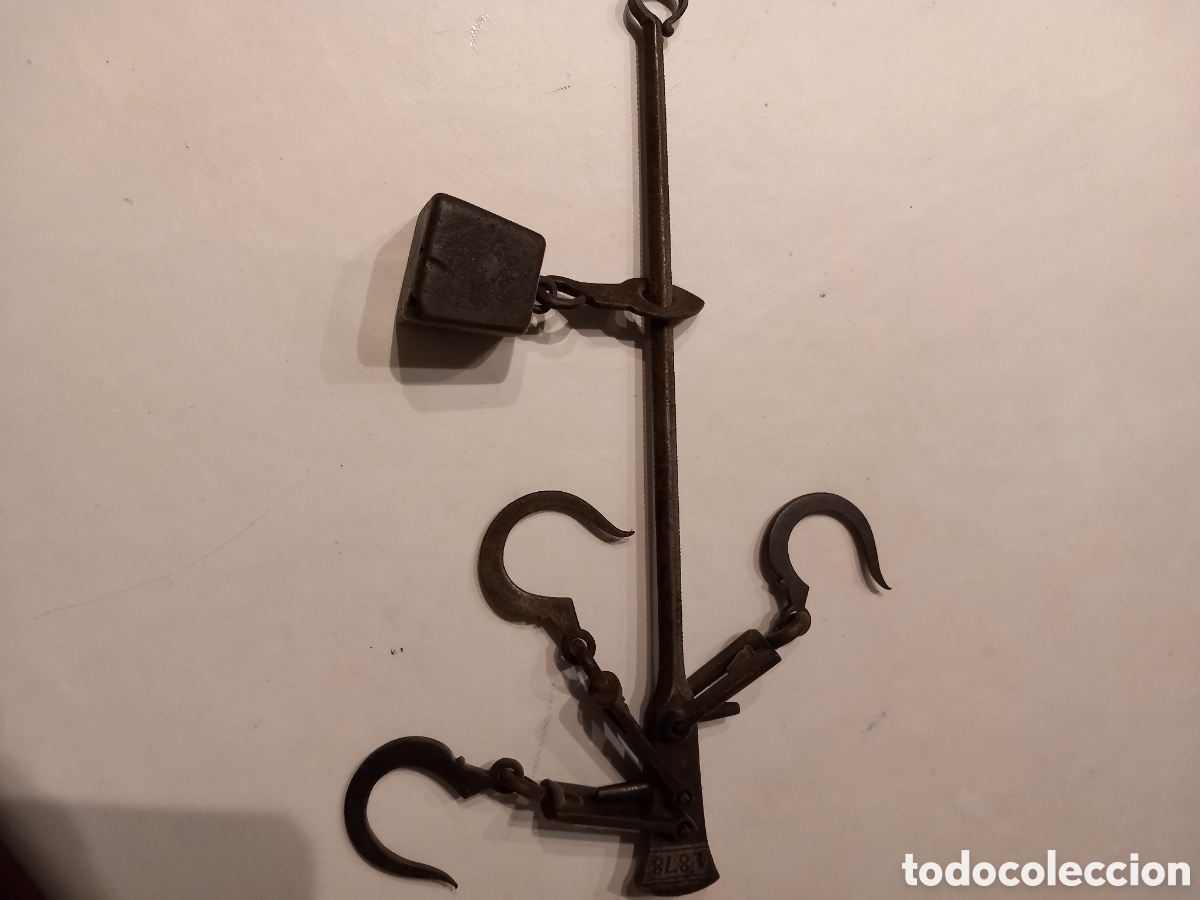 Antig&uuml;edades: Romana b&aacute;scula antigua - Foto 1