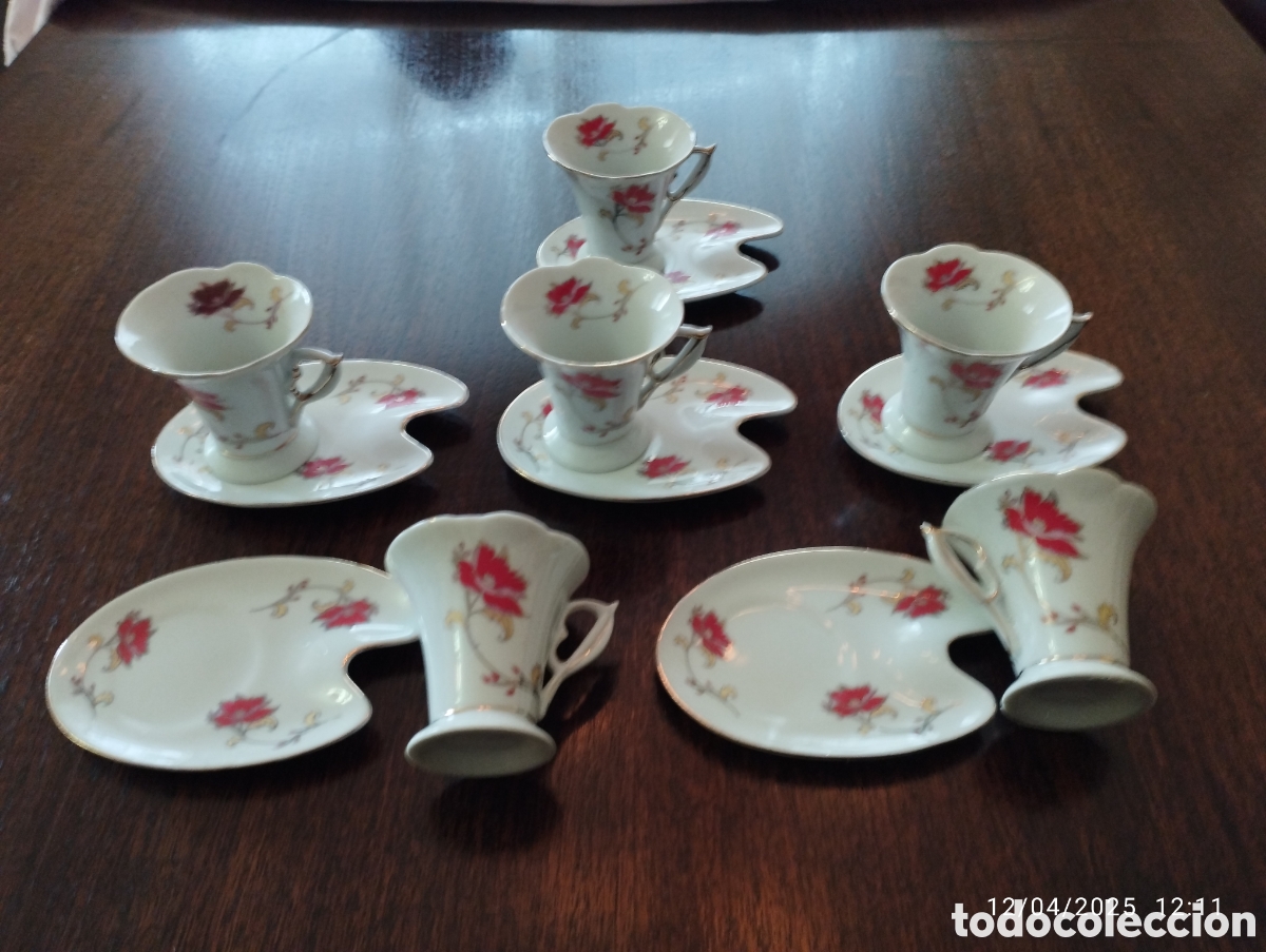 Antig&uuml;edades: Tazas de caf&eacute; porcelana - Foto 1