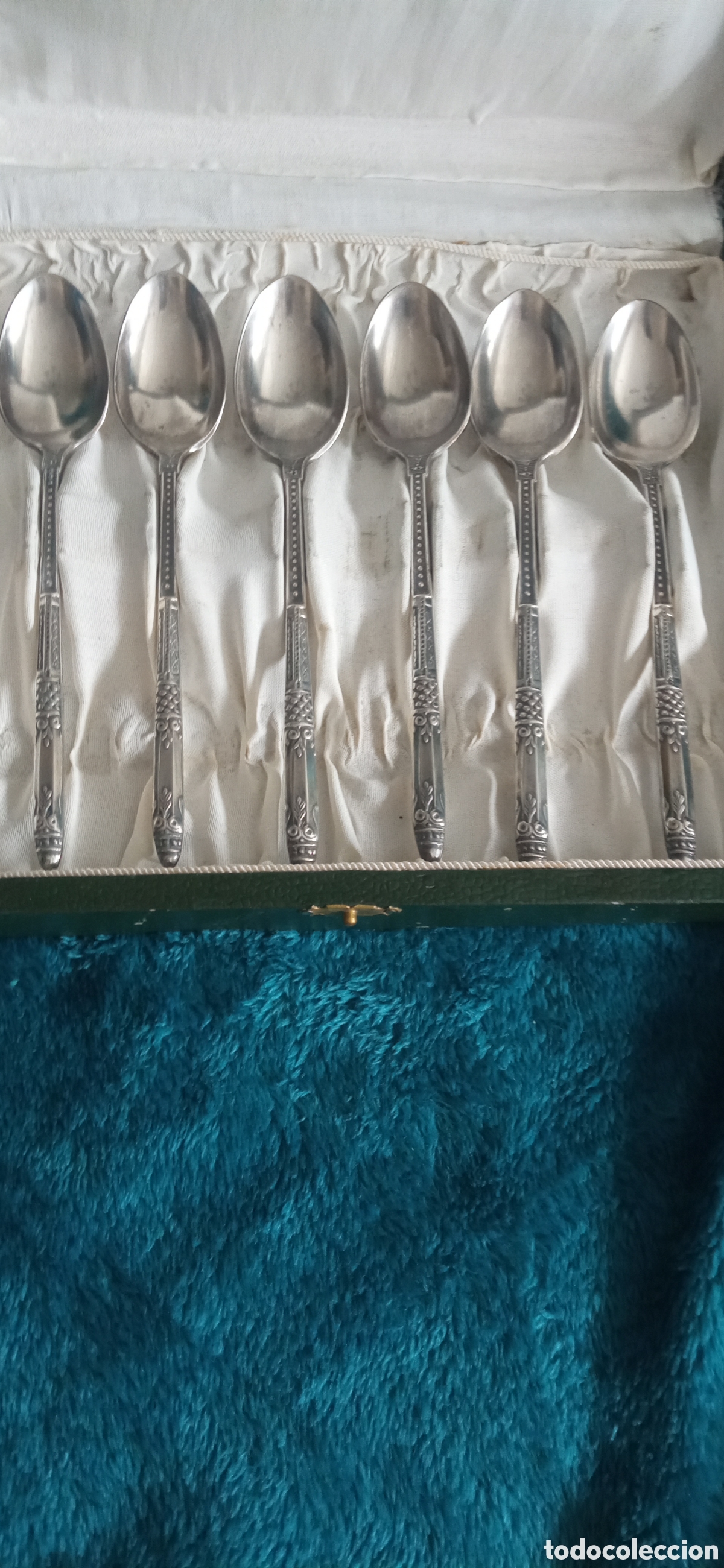 Antig&uuml;edades: Cucharitas de plata a&ntilde;os 50 - Foto 1