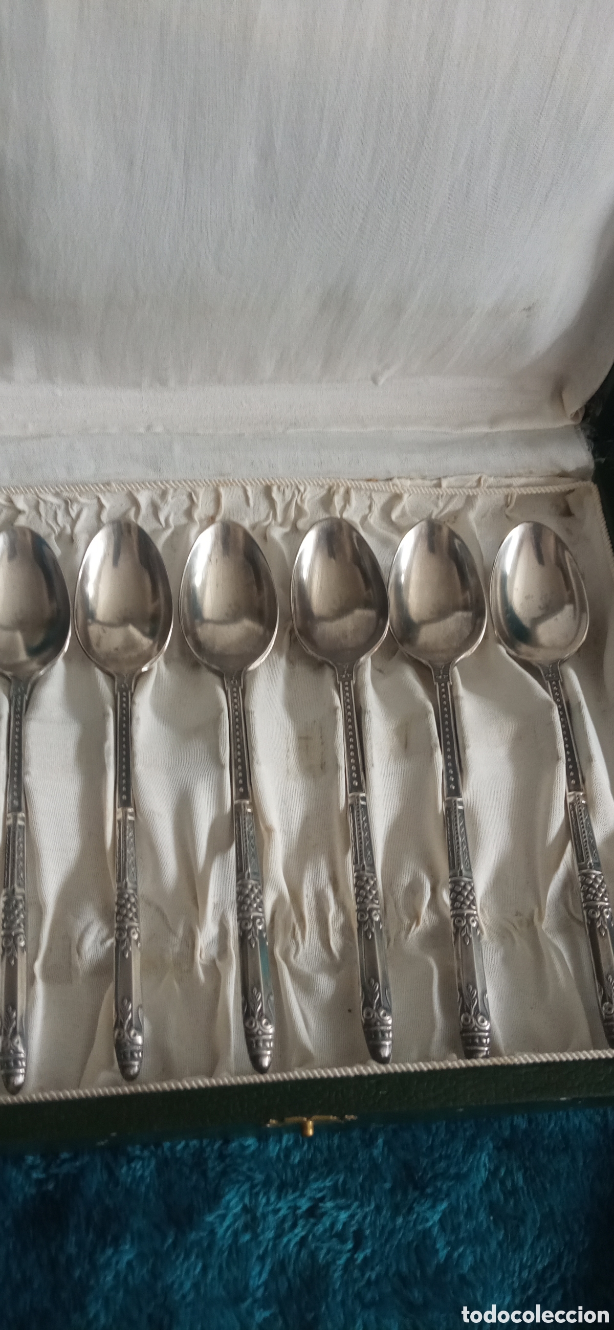 Antig&uuml;edades: Cucharitas de plata a&ntilde;os 50 - Foto 6