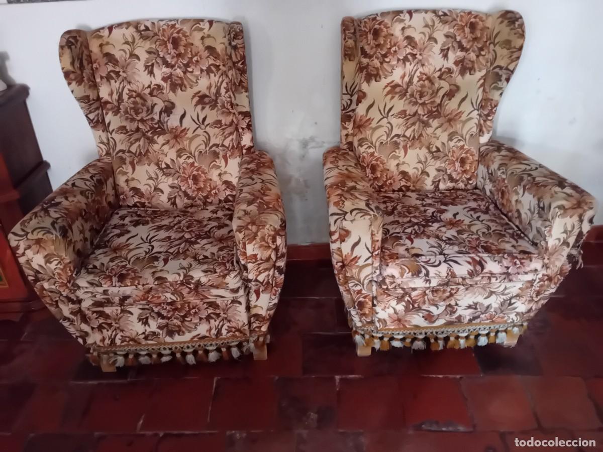 Antig&uuml;edades: Pareja de sillones d&eacute;cada de los 60. - Foto 1
