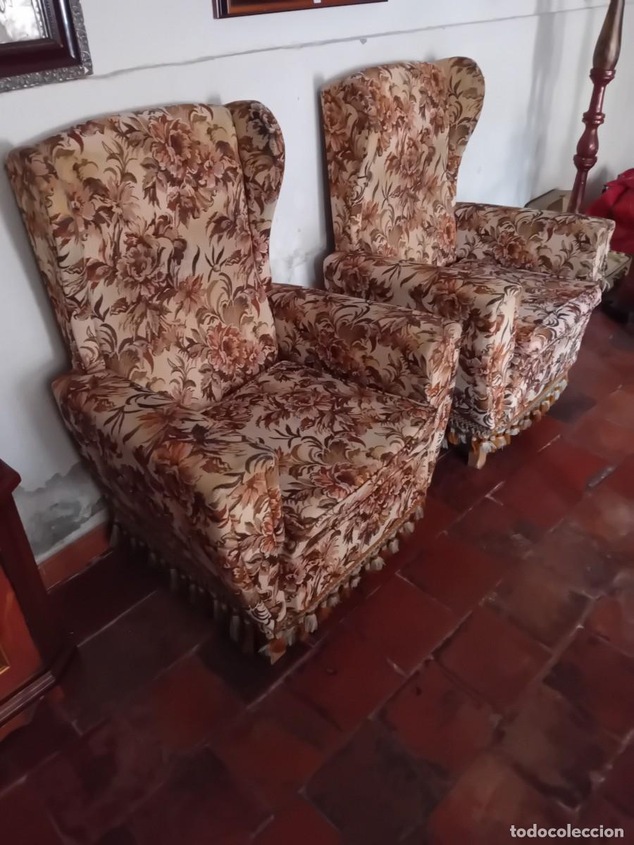 Antig&uuml;edades: Pareja de sillones d&eacute;cada de los 60. - Foto 2
