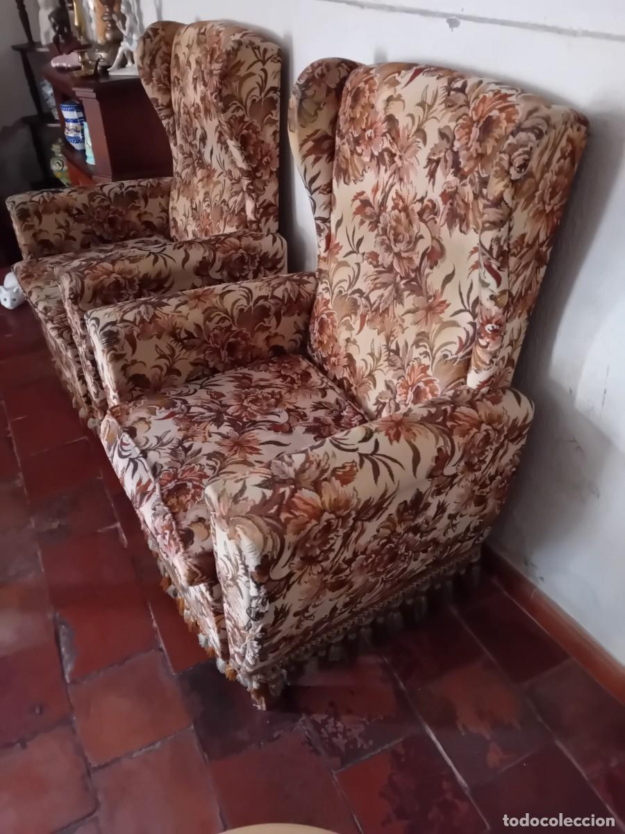 Antig&uuml;edades: Pareja de sillones d&eacute;cada de los 60. - Foto 3