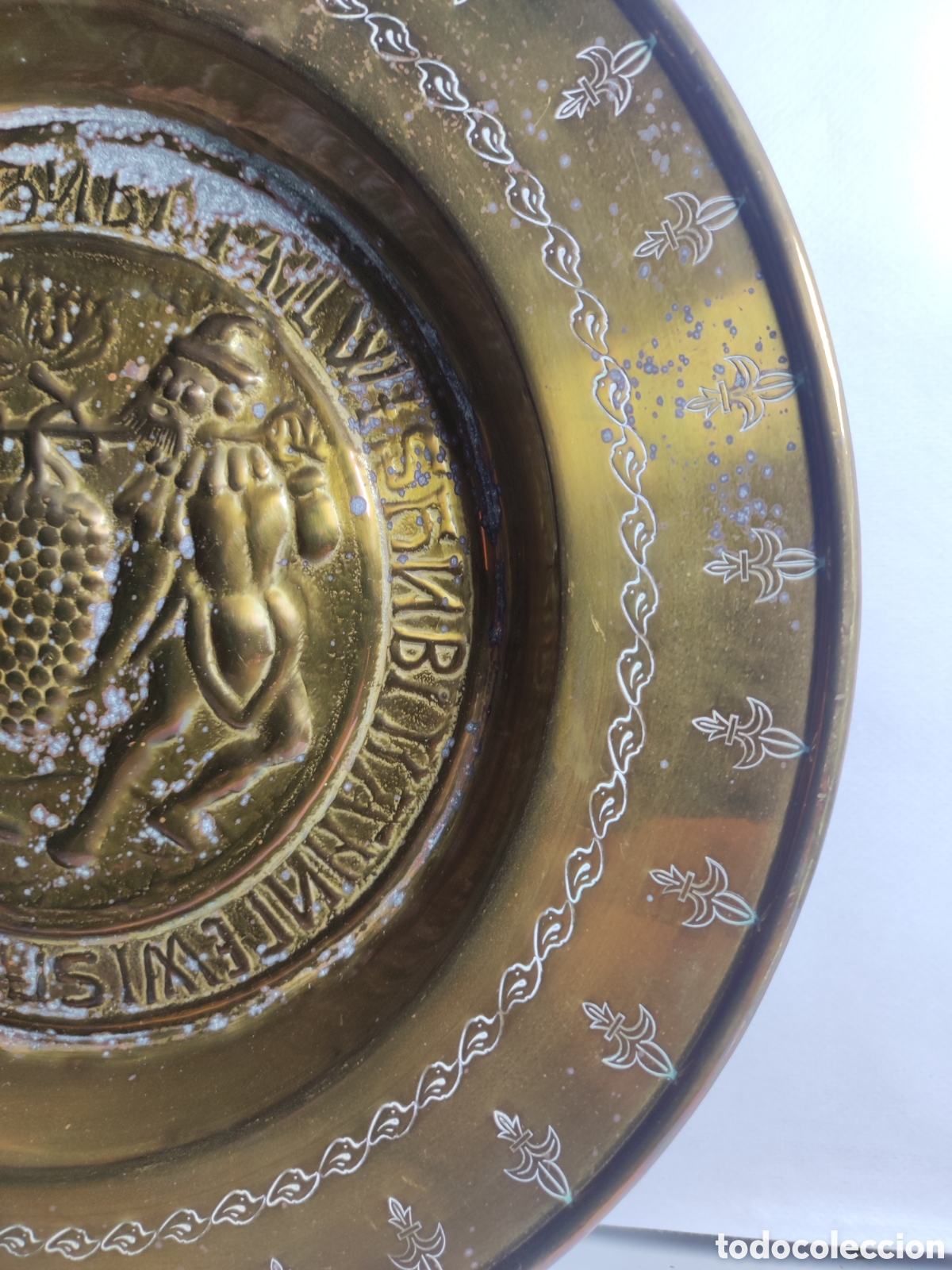 Antig&uuml;edades: Plato petitorio metal - Foto 2