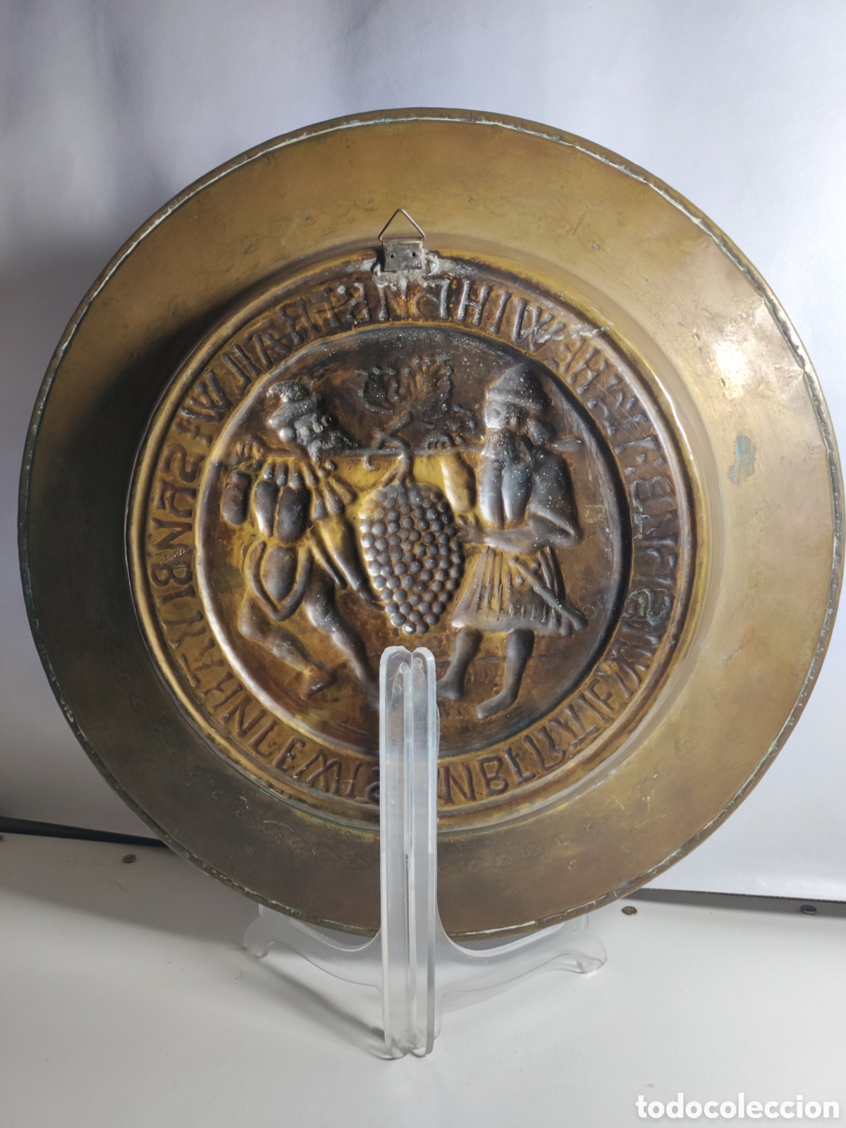 Antig&uuml;edades: Plato petitorio metal - Foto 4
