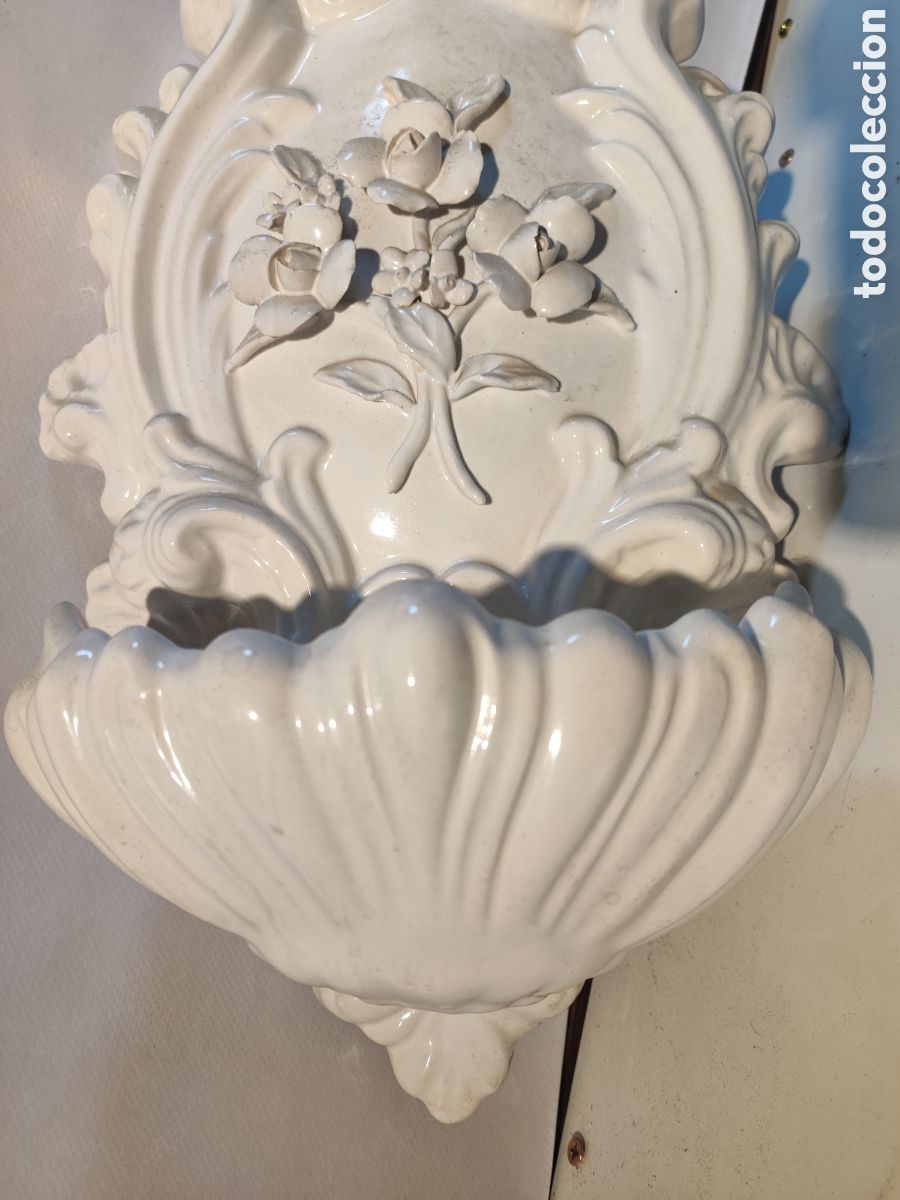 Antig&uuml;edades: Pila de cer&aacute;mica blanco - Foto 2