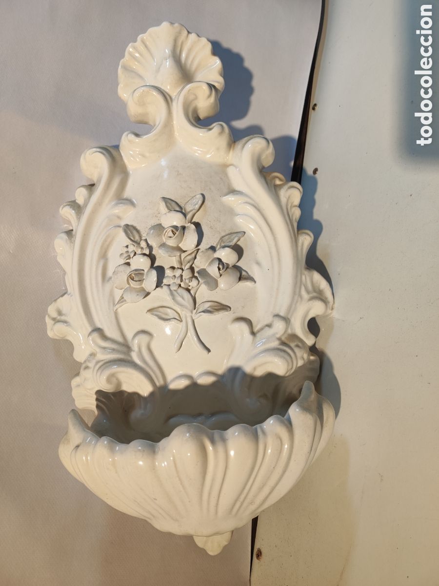 Antig&uuml;edades: Pila de cer&aacute;mica blanco - Foto 1