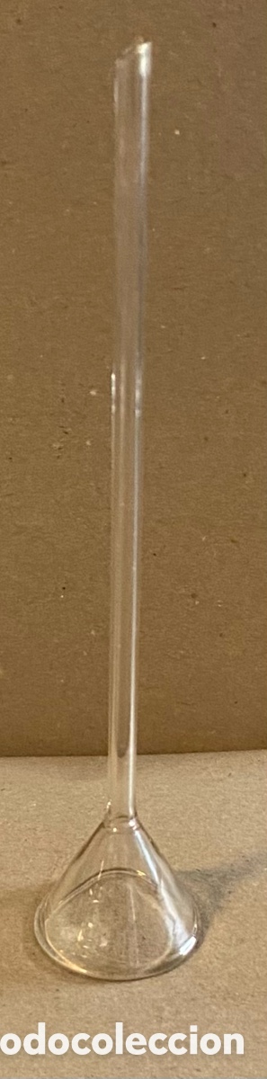 Antig&uuml;edades: EMBUDO C&Oacute;NICO DE LABORATORIO DE VIDRIO. - Foto 1