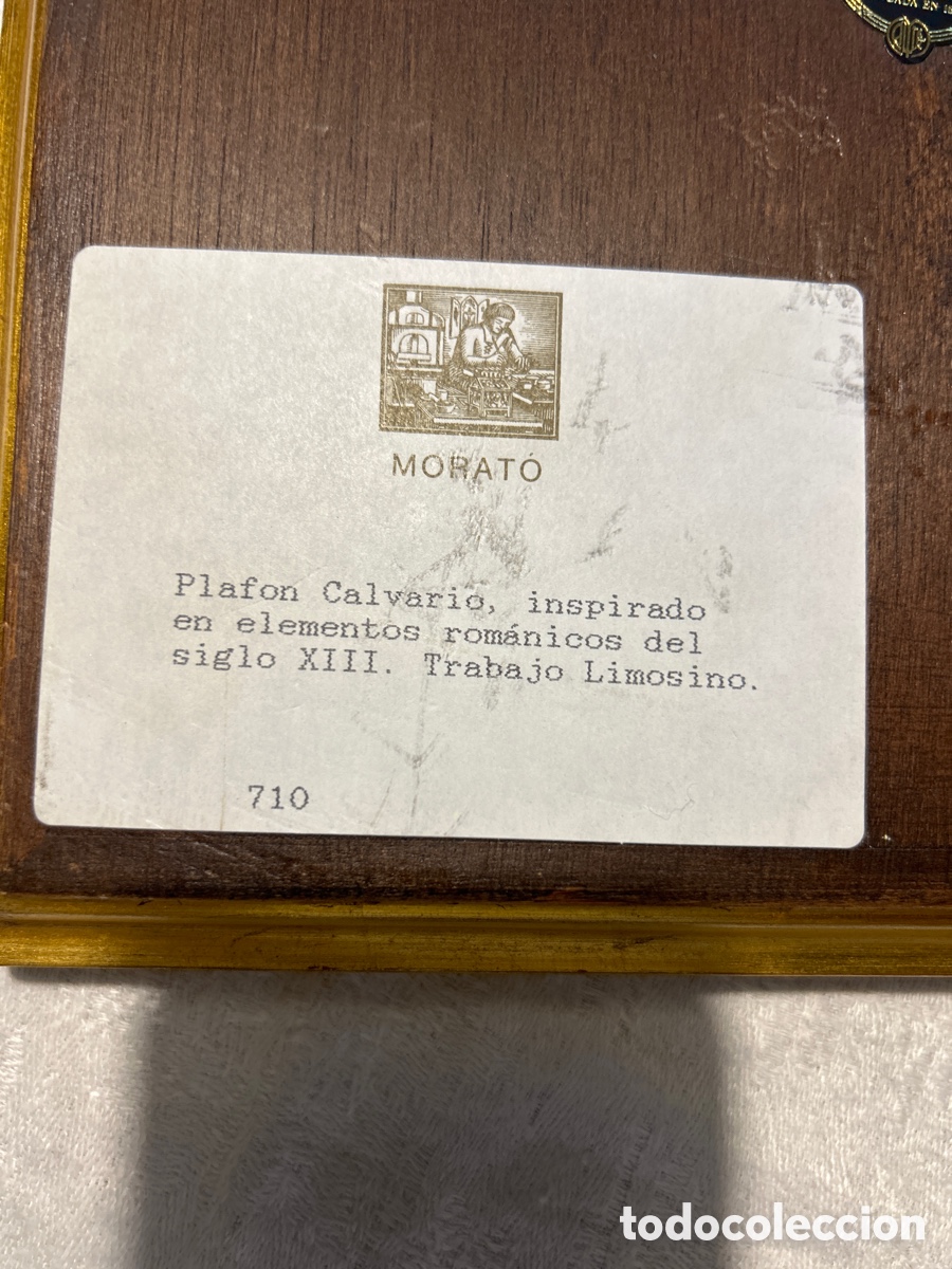 Antig&uuml;edades: Esmalte de Morat&oacute; enmarcado - Foto 3