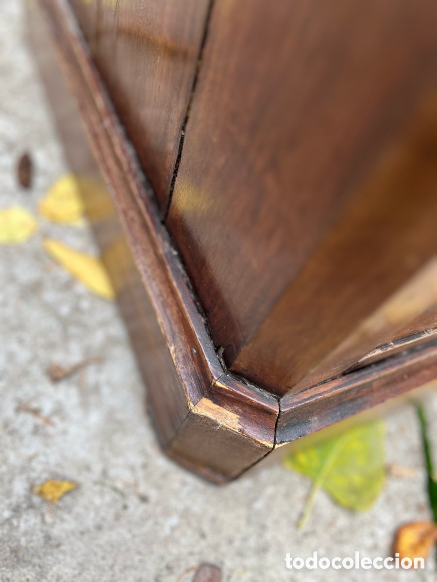 Antig&uuml;edades: C&oacute;moda tocador madera ra&iacute;z - Foto 11