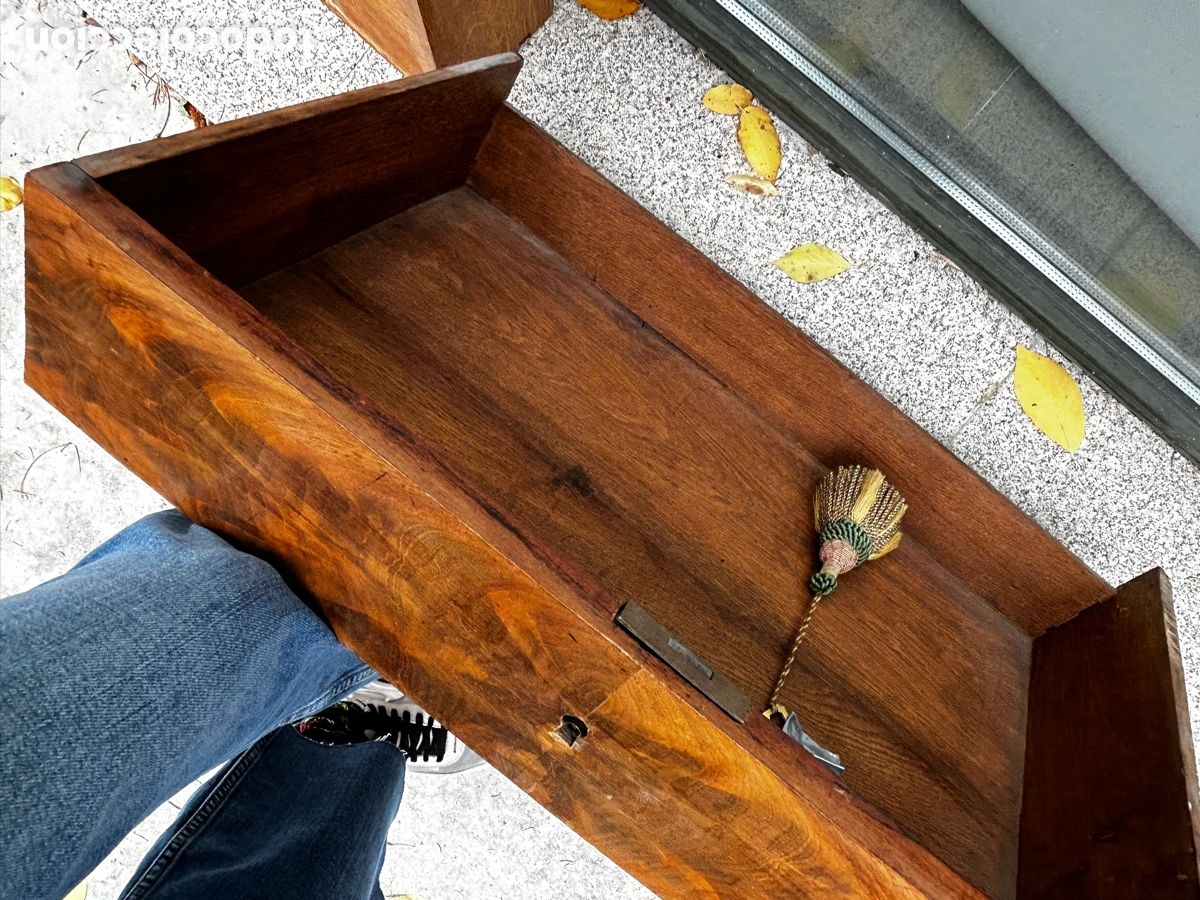 Antig&uuml;edades: C&oacute;moda tocador madera ra&iacute;z - Foto 6