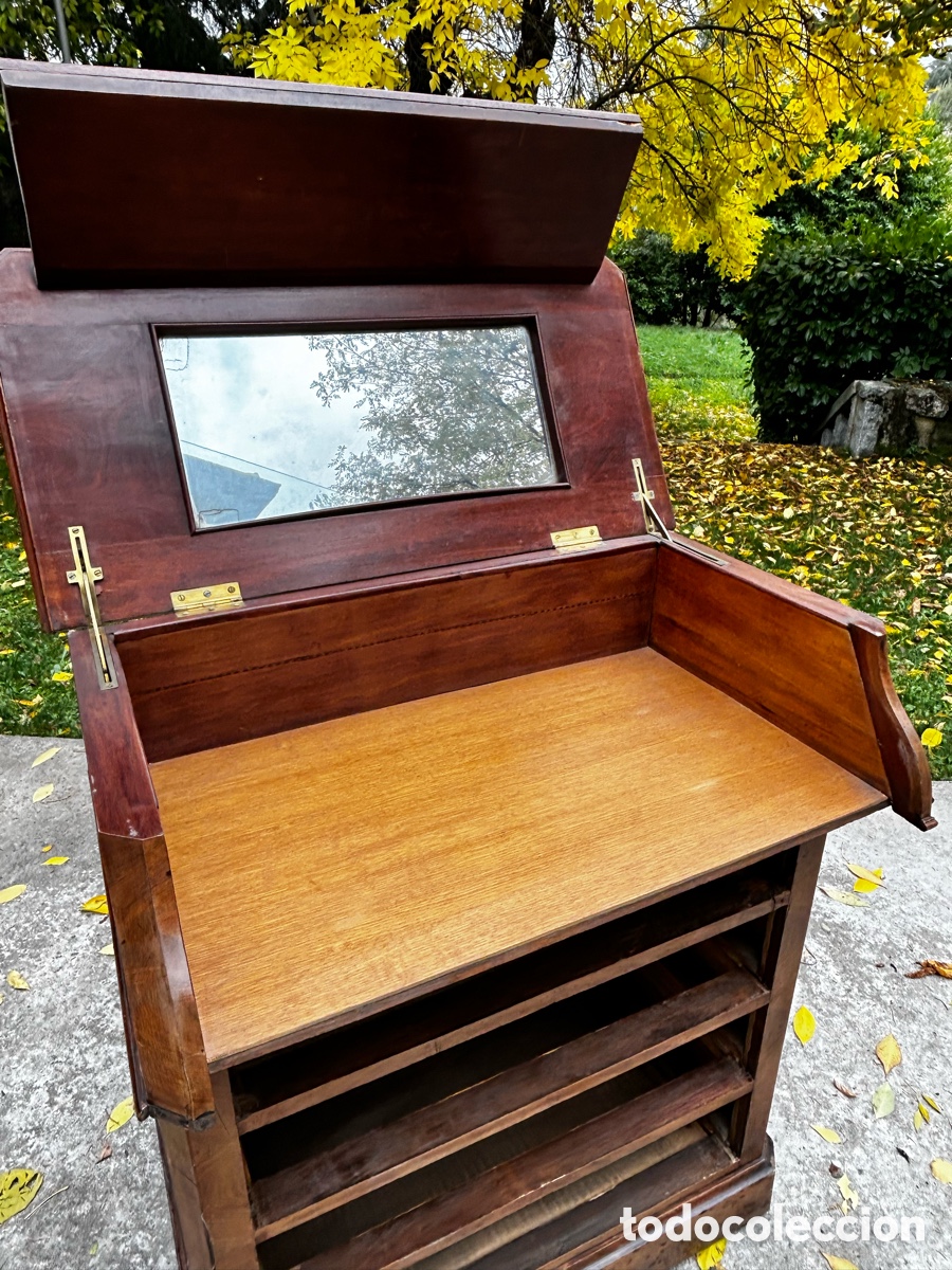 Antig&uuml;edades: C&oacute;moda tocador madera ra&iacute;z - Foto 2