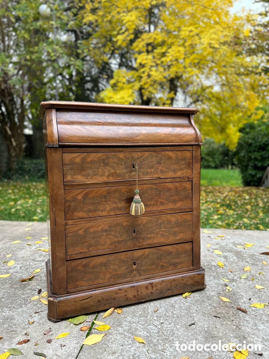 Antig&uuml;edades: C&oacute;moda tocador madera ra&iacute;z - Foto 1