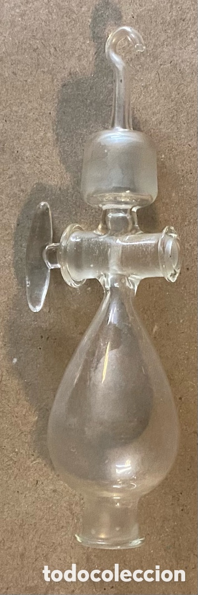 Antig&uuml;edades: CURIOSA PIEZA DE LABORATORIO DE VIDRIO. - Foto 1
