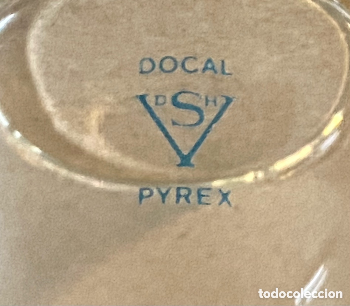 Antig&uuml;edades: TUBO - VASO DE LABORATORIO MARCA DOCAL. PYREX. - Foto 3