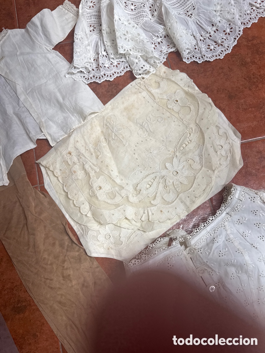 Antig&uuml;edades: Lote De Ropa Antigua de ni&ntilde;a - Foto 3