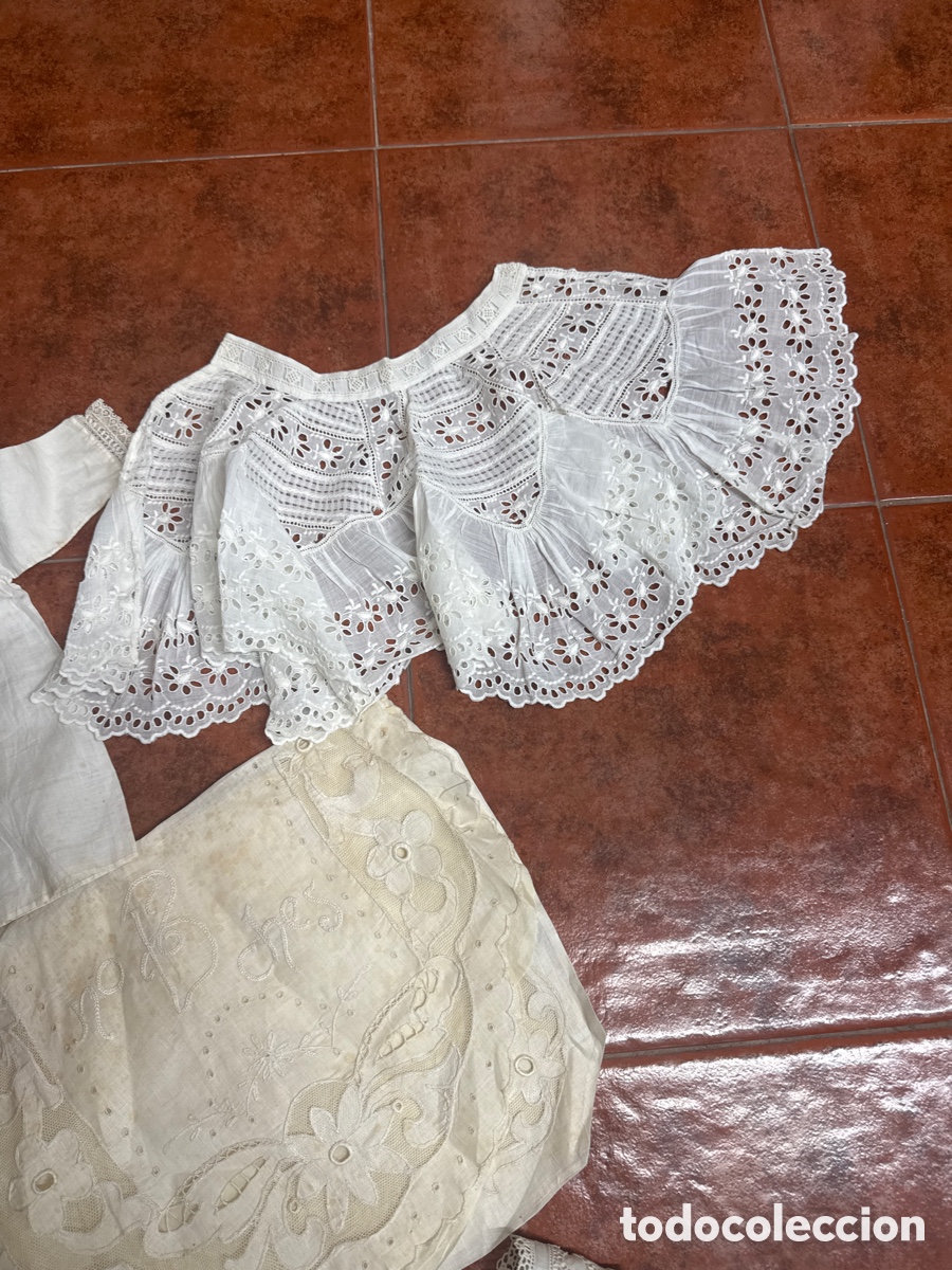 Antig&uuml;edades: Lote De Ropa Antigua de ni&ntilde;a - Foto 4