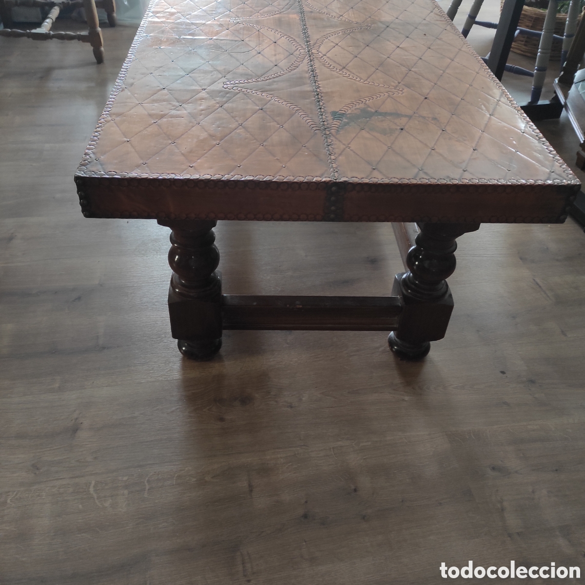 Antig&uuml;edades: Antigua mesa baja de sal&oacute;n - Foto 3