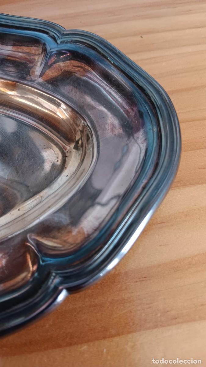 Antig&uuml;edades: Salsera con plato de alpaca - Foto 3