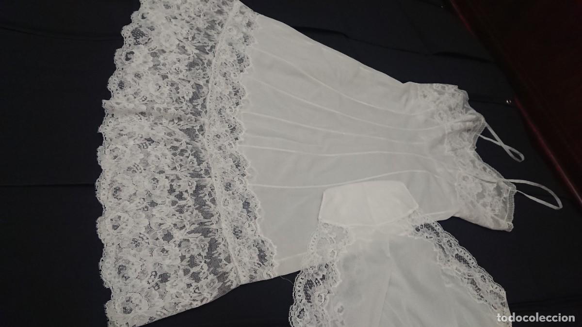 Antig&uuml;edades: Antiguo conjunto de lencer&iacute;a, nylon - Foto 4