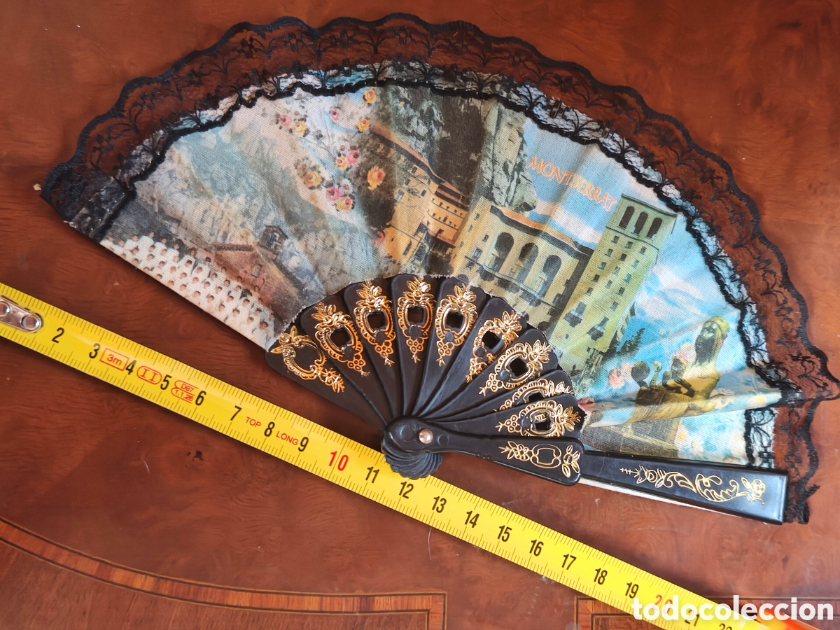 Antig&uuml;edades: Abanico peque&ntilde;o vintage - Foto 1
