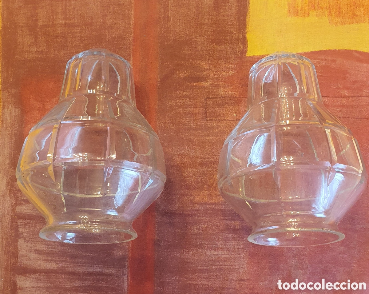 Antig&uuml;edades: Tulipas de cristal vintage - Foto 2