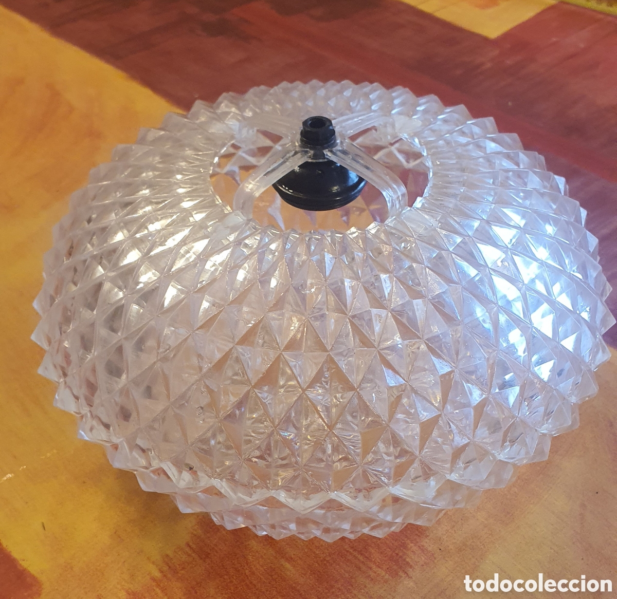 Antig&uuml;edades: Lampara vintage de plastico - Foto 3