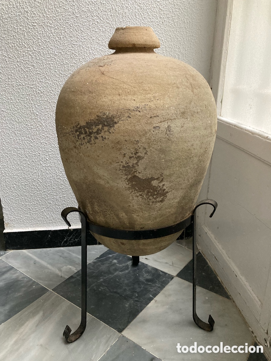 Antig&uuml;edades: &Aacute;NFORA - ANFORISCO DEL SIGLO XVII. Original. Para el transporte de aceite en los galeones. Completo.