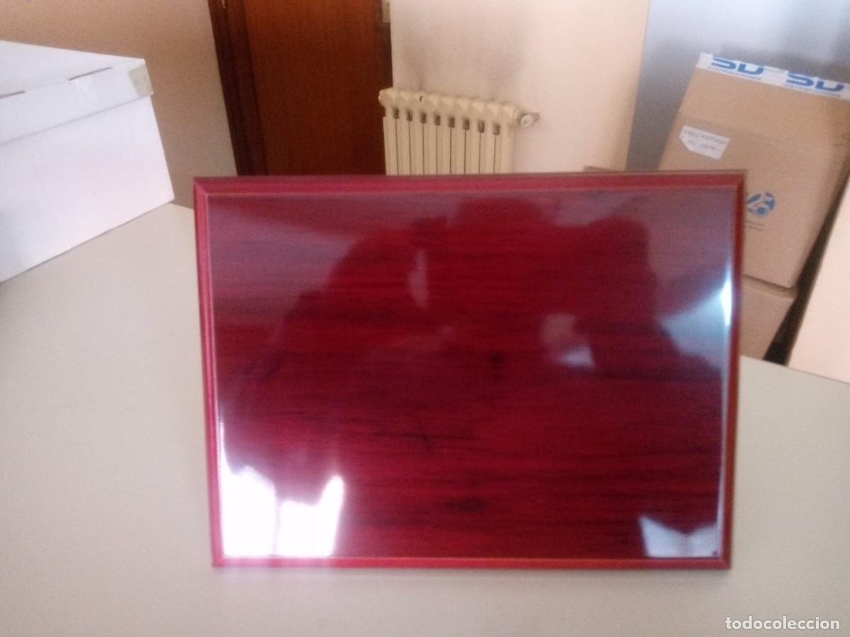 Antig&uuml;edades: Marco Placa de Madera - Foto 1