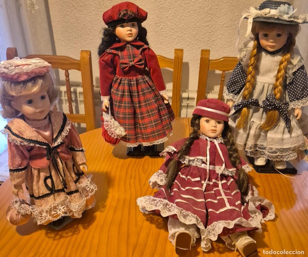 Antig&uuml;edades: Lote de mu&ntilde;ecas de porcelana - Foto 1