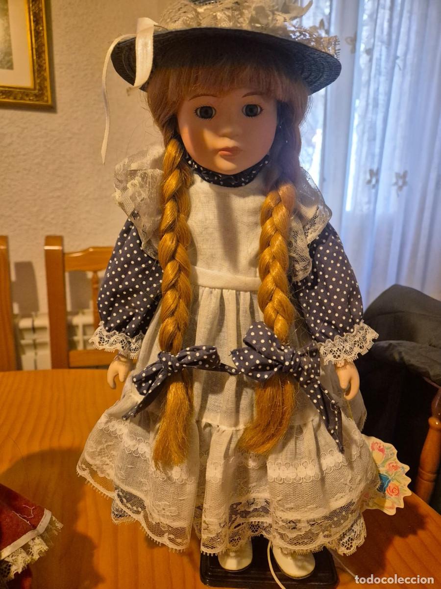 Antig&uuml;edades: Lote de mu&ntilde;ecas de porcelana - Foto 2
