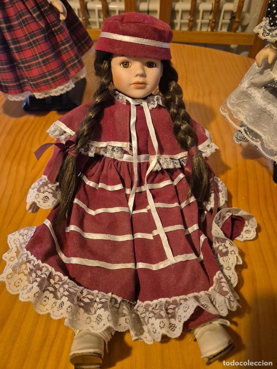 Antig&uuml;edades: Lote de mu&ntilde;ecas de porcelana - Foto 3