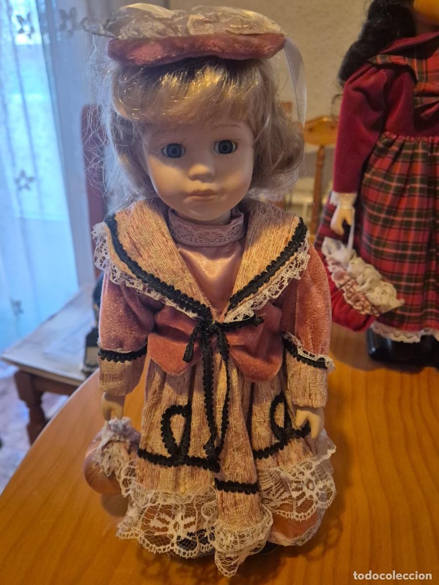 Antig&uuml;edades: Lote de mu&ntilde;ecas de porcelana - Foto 5