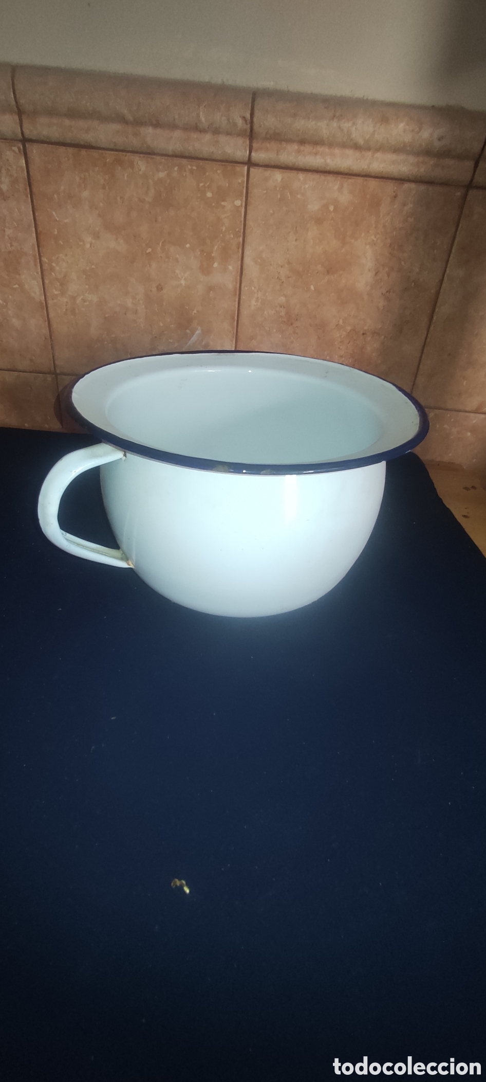 Antig&uuml;edades: Antiguo orinal esmaltado - Foto 2