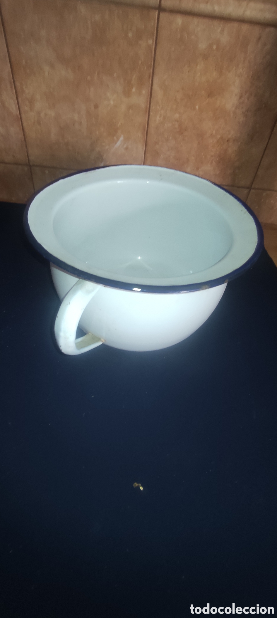 Antig&uuml;edades: Antiguo orinal esmaltado - Foto 4